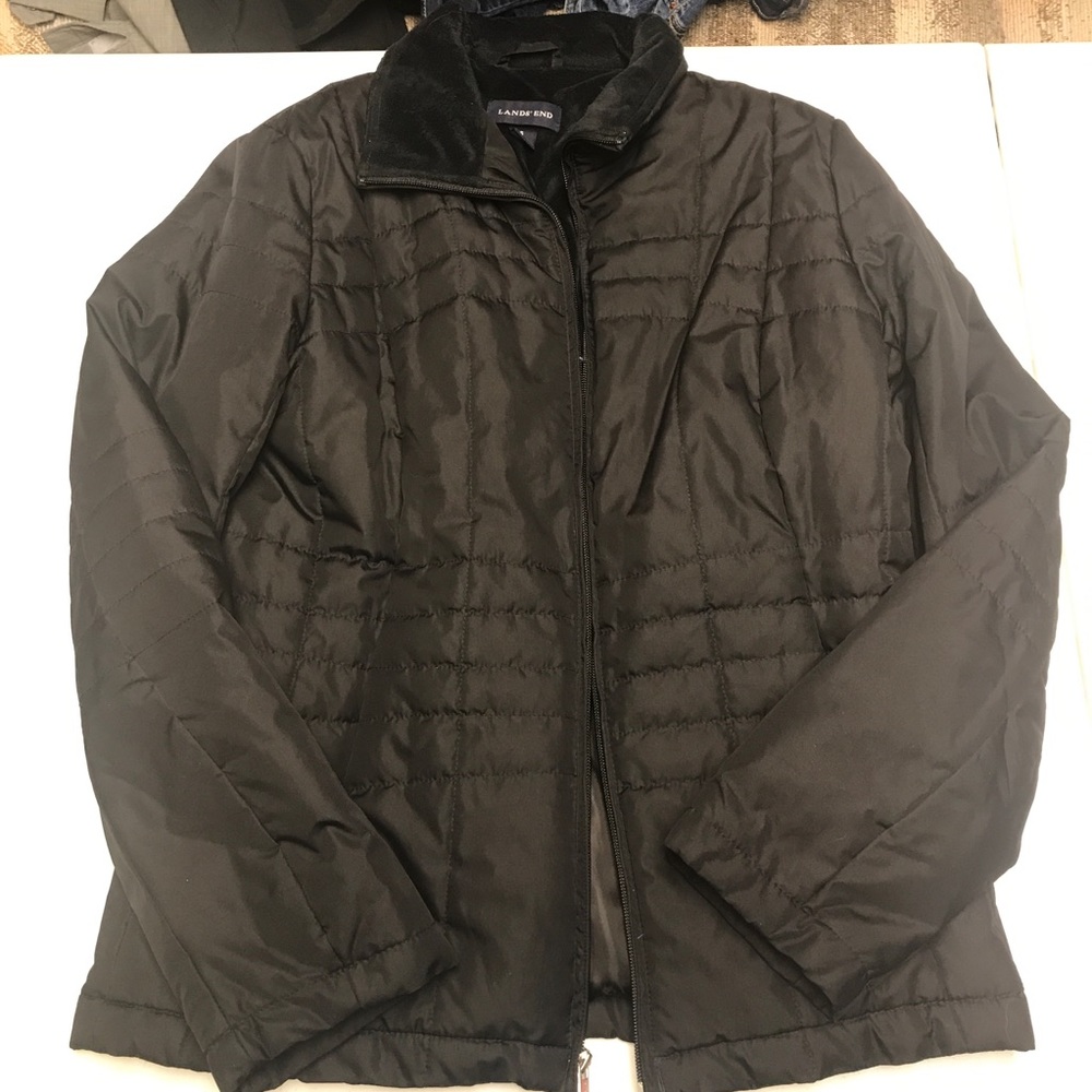 Black Winter Coat - image 1